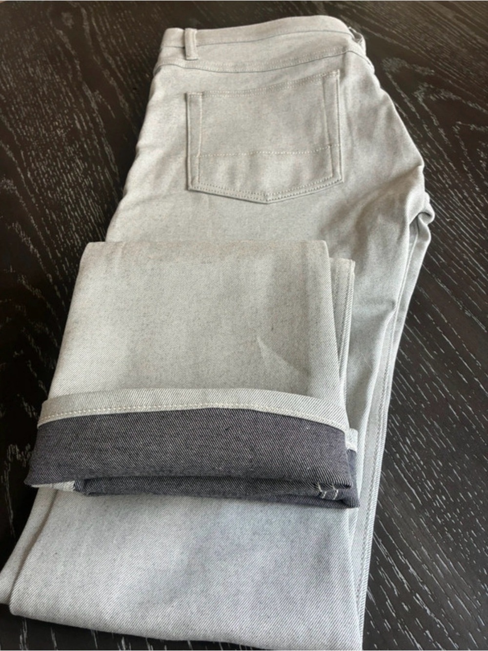 Gustin Cone Mills Grey Raw Selvedge Denim Jeans NWOT